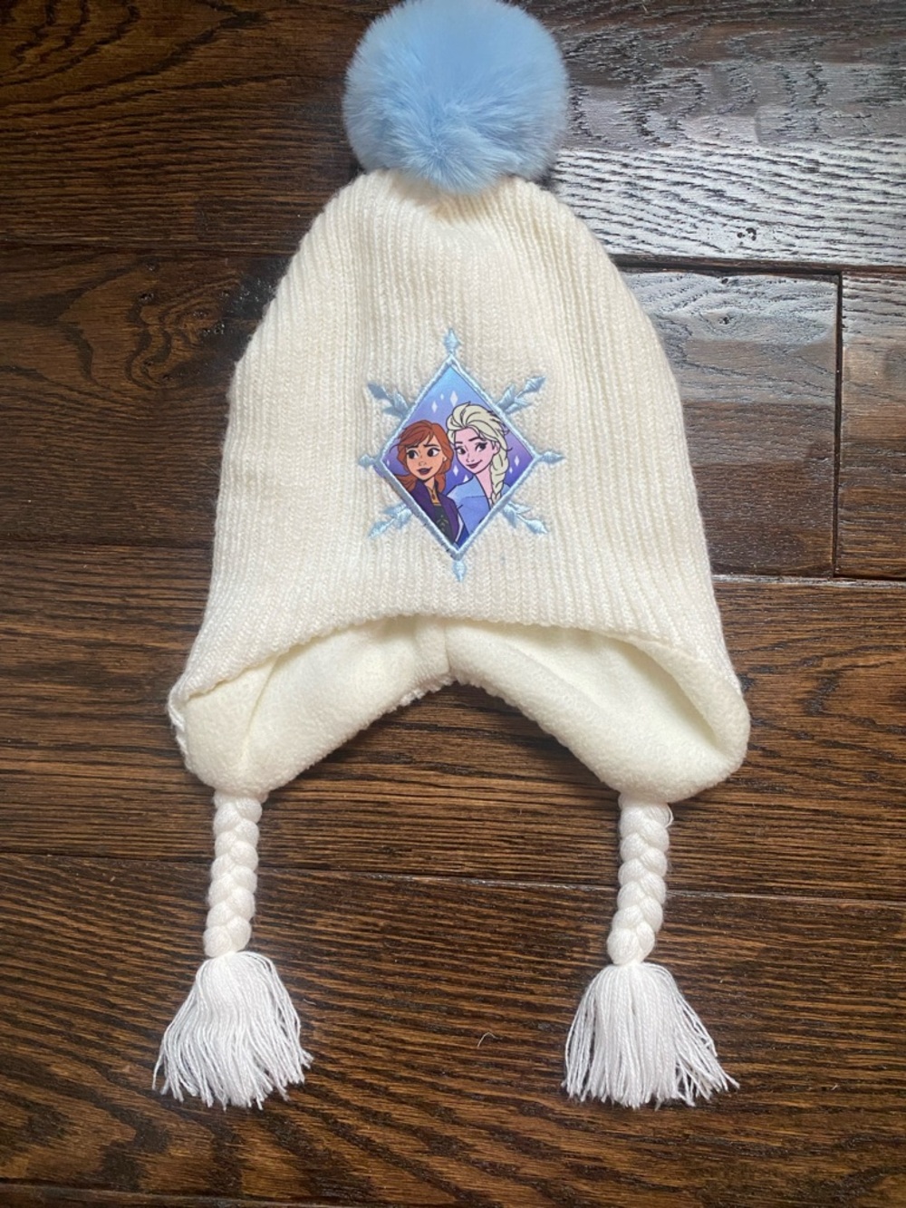 Frozen Pompom Winter Hat